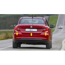 Fiat Egea Sedan Krom Stop Kaşı 3 Parça 2015 ve Üzeri P.Çelik