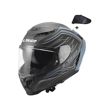 Ls2 Dragon Karbon Subıc Mat Mavi Petrol Kask Mat Mavı