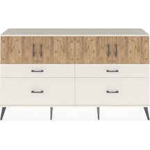 Arges Konsol 2 Raflı 4 Çekmeceli 4 Kapaklı 176x30x99 Aytaşı-çam/a Aytaşı-çam/aytaşı