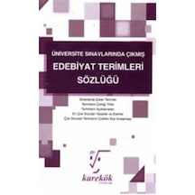 Edebiyat Terimleri Sözlüğü -  Karekök Eğitim Yayın