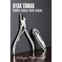 Zenvac Modacar Ayak Tırnak Makası Batık Tırnak Makas Seti Pedikür Tırnak Makası Merys Solingen Zenvac29