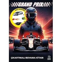 Grand Prix Çıkartmalı Boyama Kitabı - Eınj-875351
