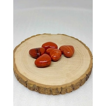 Kırmızı Jasper Taşı Kalp Şekilli 14-16gr