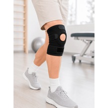 Kısa Diz Desteği Ligamentli Açık Diz Kapağı Cırtlı Ayarlanabilir Dizlik Çok Renkli