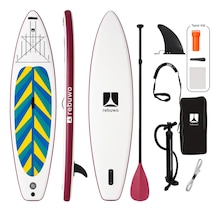 Maldivler Serisi Şişme Sup Board Bordo Stand Up Paddle Board 320 82 15 Cm