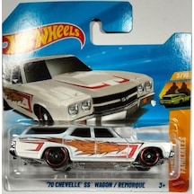 Hot Wheels Tekli Arabalar '70 Chevelle Ss' Wagon Jjj70 Wagons Çok Renkli