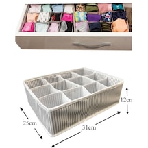 6 Bölmeli Tencere Kapak Rafı Organizeri + Pratik Çekmece Düzenleyici Organizer - 2li Set M0a3b5 Belirtilmemiş