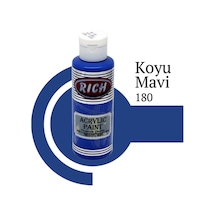 Rich 130 Cc 180 Koyu Mavi Akrilik Boya