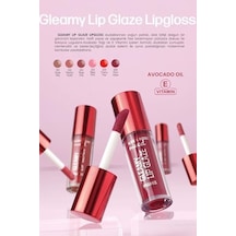 Gleamy Lip Glaze Lipgloss No:202 Peachy Nude - Renkli Dudak Parlatıcısı Diğer
