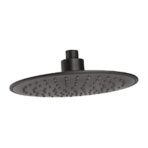 Abs Krom Kaplı Yuvarlak Tepe Duşu - Ø220mm - Siyah Siyah