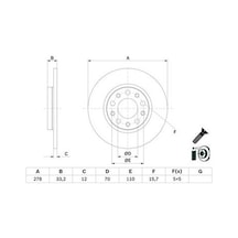Jeep Cherokee Kl 2.0jtd 2014-2018 Bosch Arka Disk 2 Adet