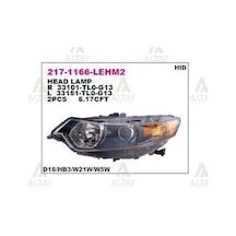 DEPO 2171166LLEHM2 Ön Far Sol Siyah Xenonlu Tip Honda Accord 08-10