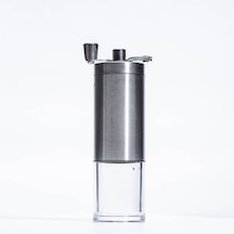 Moveevo Çok Amaçlı Paslanmaz Çelik El Değirmeni - Kahve, Baharat Ve Tahıllar İçin Gümüş