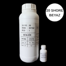 Rtv 2 Kalıp Silikonu 1. Sınıf Kalite Sıvı Silikon 1 Kg 20 Shore Beyaz Renk