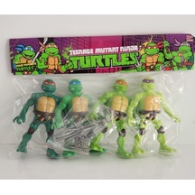 Ninja Kaplumbağalar Işıklı Figür 4 Lü Set Ninja Turtles