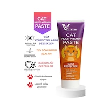 Kedi Multivitamin Macun Kedi Multivitamin Paste Tüy Dökülme Önleyici Lezzetli Ve Kolay Yenilebilir 100gr
