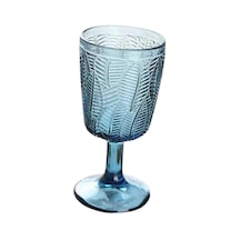 Suntek Şarap Kadehi Cam Şampanya Bardağı Yeni Eve Mavi Mavi