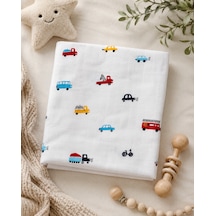 Minora Baby&Kids %100 Pamuk Müslin Bebek Örtüsü Çok Amaçlı Müslin Battaniye - 100 X 100 Cm Karışık Renk