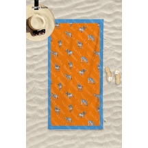 Marte Home Zebra Plaj Havlusu Turuncu