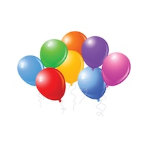 Balon-renkli Balon 100 Adet-18734 Standart