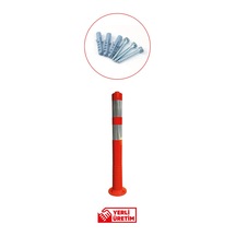 12249 Ub R Tpu Şerit Ayırıcı Esnek Delinatör Soketli 100 Cm X 100 Mm