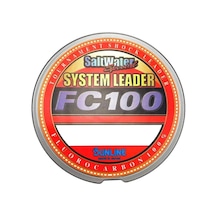 Sunline System Leader Fc100 0.78 Mm 30m Natural Clear Fluorocarbon Misina 29.48kg Çeker
