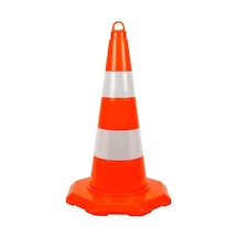 Pvc Trafik Konisi 52 Cm Çift Reflektifli Trafik Dubası