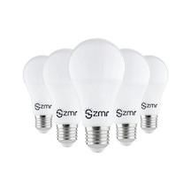 105/b.65 5'li Paket Led Ampul 15w 6500k Beyaz Işık E27 Duylu Enerji Tasarruflu Uzun Ömürlü