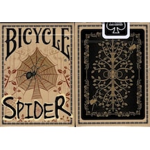 Bicycle Spider Oyun Kağıdı Kartı Premium İskambil Kartları Destesi Tan Taba