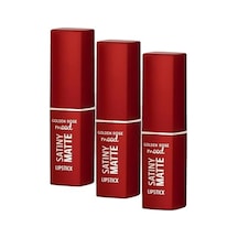 Satiny Lipstick No:05 Burnt Blush - Mat Ruj 3 Paketi 0