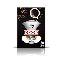 Ayrex Cook Premium Filtre Kahve Kağıdı, Ebat 2, 80 Adet Diğer