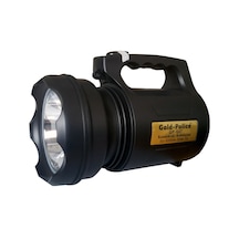 Kampçılık Gold Police Gp-607 30 W Şarjlı El Feneri Projektör