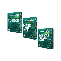 Örnek Akademi 7.sınıf Süper İkili Türkçe Sosyal Bilgiler Ve Matematik Seti 3 Kitap