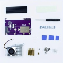 Xuweiwei Raspberry Pi 5 Pcıe M.2 Nvme Ssd 2280 Gen2/3 Soğutuculu Genişleme Kartı