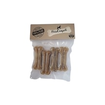 Purecanpati Doğal Köpek Pres Kemiği Natural 4 Adet 7cm Küçük Irk