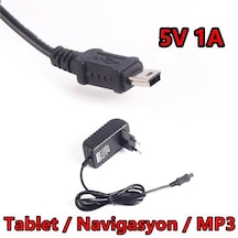 5V 1A Mini Usb Tablet Şarj Cihazı