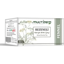 Multidem Rezene Karışık Bitki Çayı Bardak Poşet 20'li 2G*20