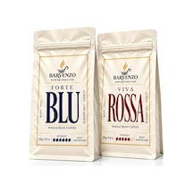 Barvenzo Forte Blu + Viva Rossa 250 G 2 İkili Kahve Serisi Çekirdek Kahve Filtre Kahve Makinesi