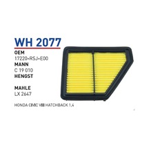 WUNDER WH2077 HAVA FİLTRESİ - HONDA CIVIC VIII HATCHBACK 1,4