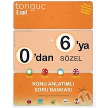 0`Dan 6`Ya Sözel Konu Anlatımlı Soru Bankası Tonguç Akademi