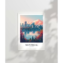 Çerçevesiz Poster Montreal Sonbaharın Büyüsü