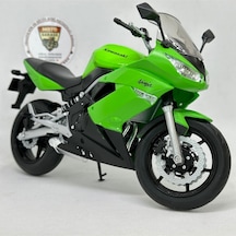Kawasaki Ninja 650r 1:10 Diecast Lisanslı Motosiklet Model 22 Cm Koleksiyonluk & Biblo Maket