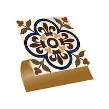 Tink Kendinden Yapışkanlı Renkli Fas05 Desenli Pvc Karo 30x30 Cm