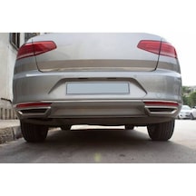 Volkswagen Passat B8 Krom Egzoz Görünümlü Difüz