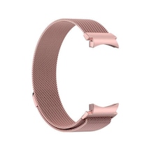 Samsung Galaxy Watch 6 44mm Uyumlu Krd-01 Metal Kordon - Pembe