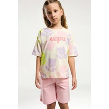 U.s. Polo Assn. Kız Çocuk Sarı Bermuda Takım Us2095 Sarı