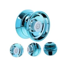 Metal Yoyo Oyuncak Extra Rulmanlı Profesyonel Yo-yo Oyuncağı Unresponsive Yoyo Mavi