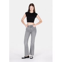 Colin's Colins Regular Fit Orta Bel Bootcut Kadın Antrasit Jean Pantolon Cl1072255 Q1.v2 Dn04239 Denim