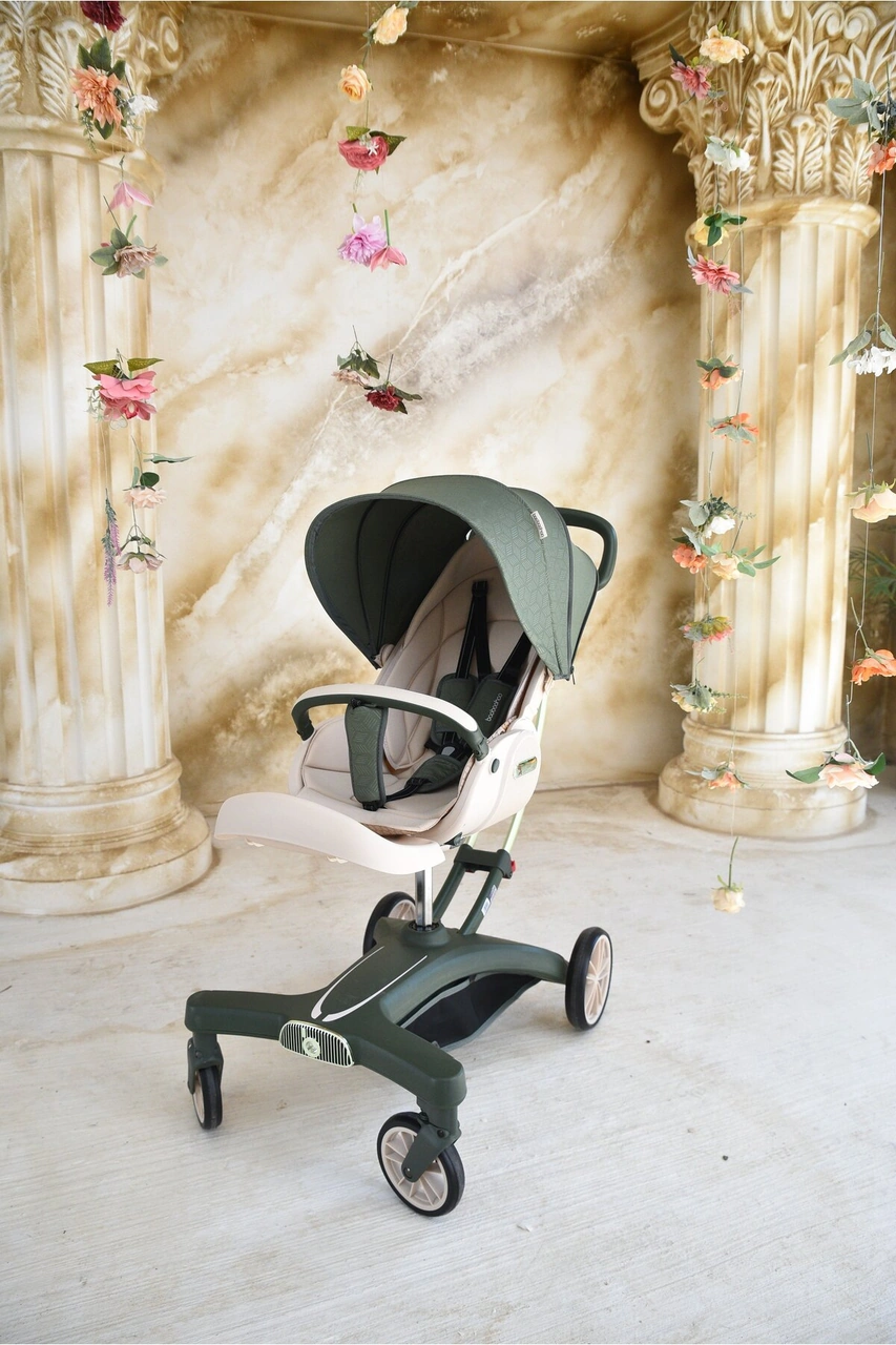 Premıum Bebek Arabası Ebr-750 Zeytin Yeşili