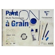 Clairefontaine Paınt-on 25x35 200gr Çizim Defteri Çeşitli Renk Ve Desen
